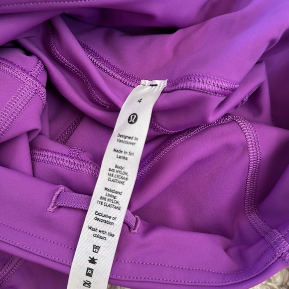 Lululemon Fast and Free HR crop 23” - Picture 6 of 7